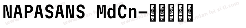 NAPASANS MdCn字体转换